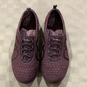 Women’s Brown Skechers Relaxed Fit Memory foam sneakers